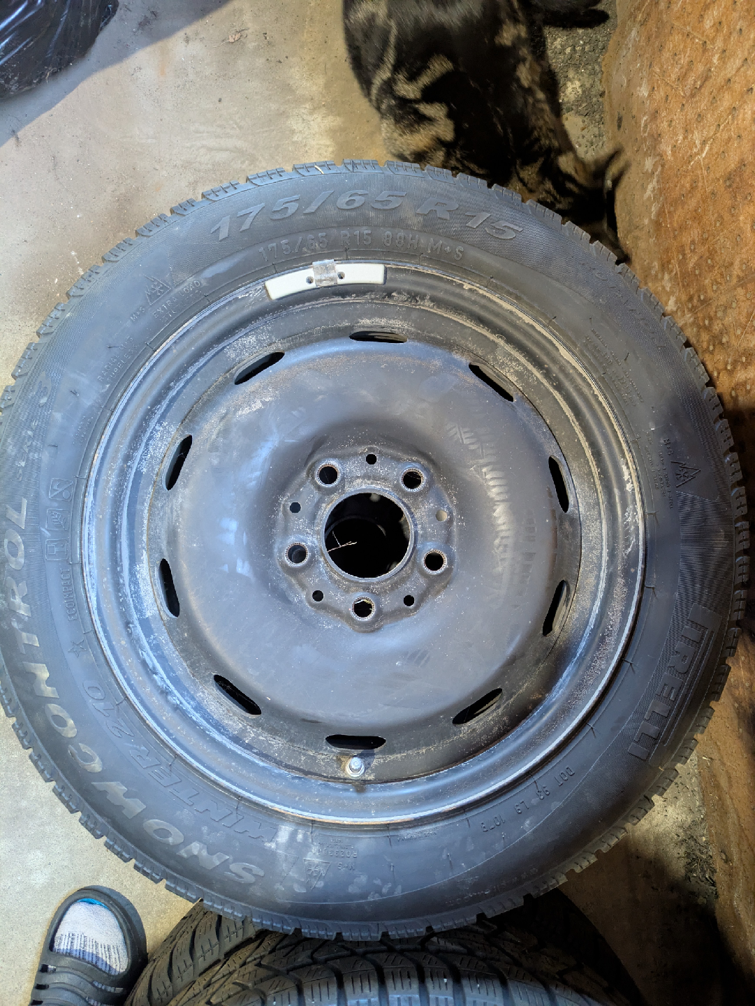 Set of 4 Pirelli Winter Tires 175/65R15
