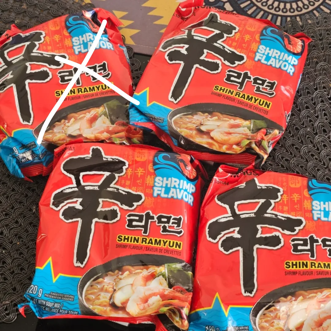 Shin Ramyun Shrimp Flavor (3 packs) thumbnail
