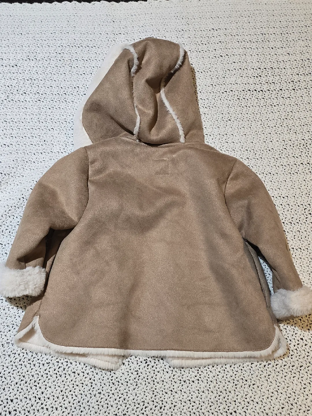 Toddler Faux Suede Hooded Jacket image indicator(2)