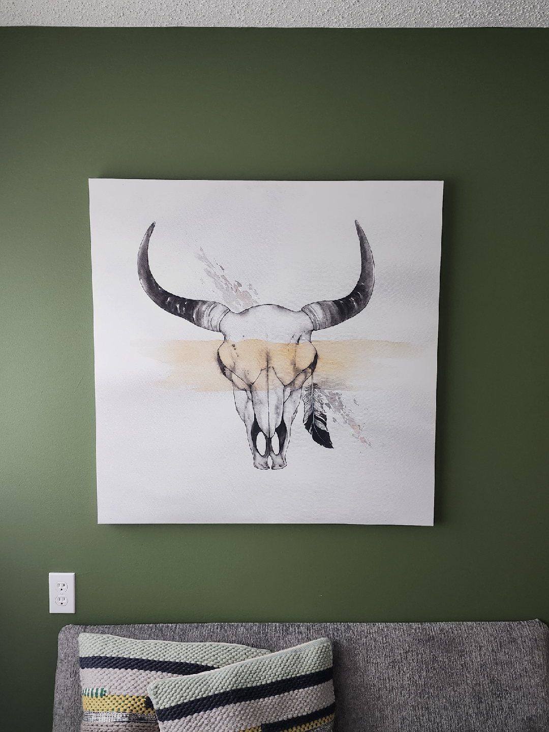 Wall Art - Bull Skull