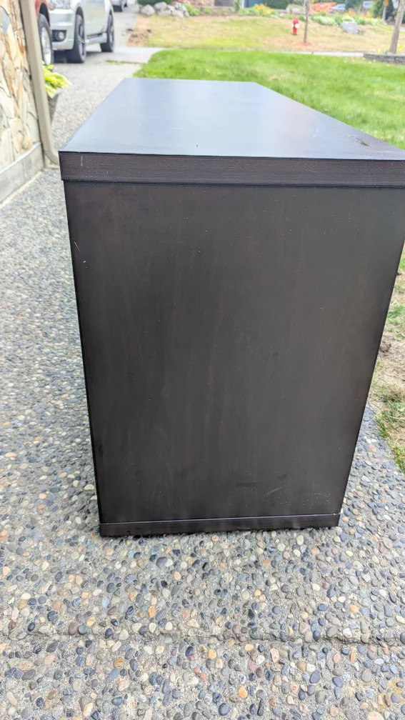 Brown 4-Cube Storage Shelf / Bookcase / Entertainment Stand image indicator(3)