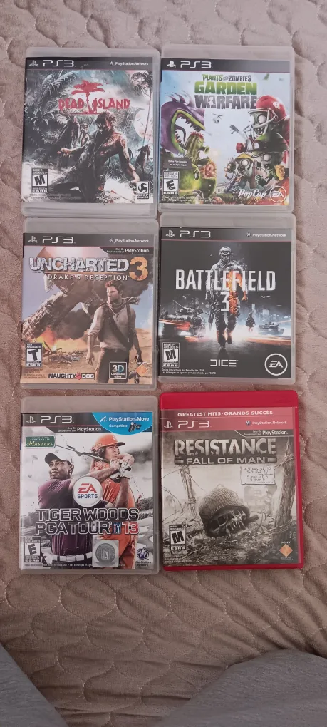 PS3 Games Bundle - Dead Island, Uncharted, Battlefield & More image indicator(2)