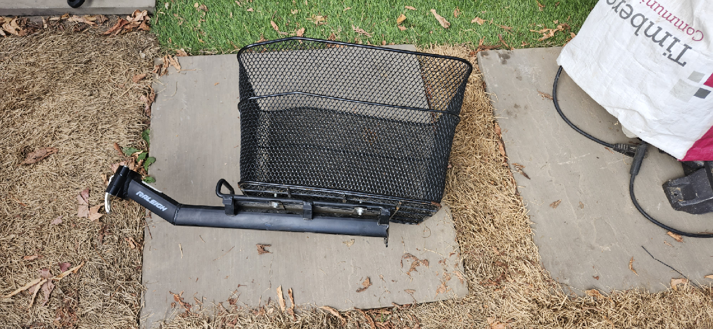 Raleigh Bike Basket with Rack - Black. price firm - photo 4