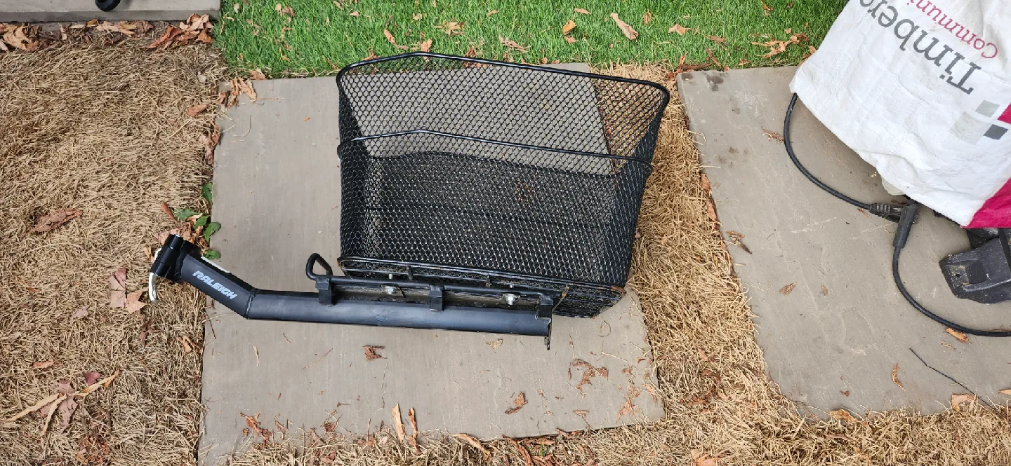 Raleigh Bike Basket with Rack - Black. price firm image indicator(4)