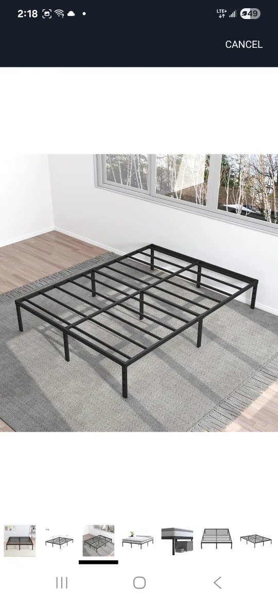 Metal Bed Frame King size image indicator(2)
