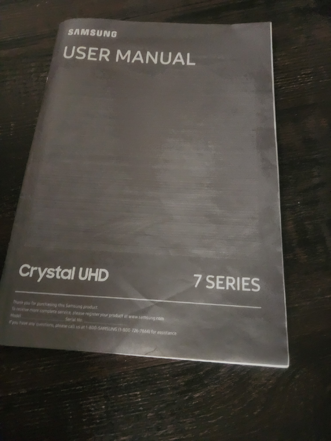 Samsung Crystal UHD 7 Series TV with stand - photo 3