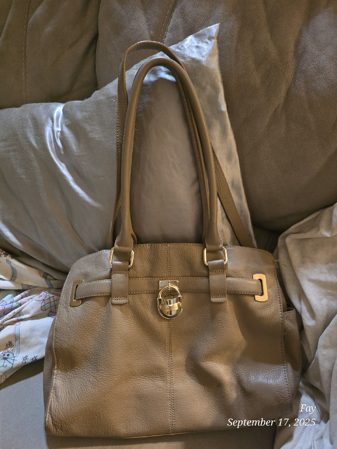 Calvin Klein Leather Tote Bag
