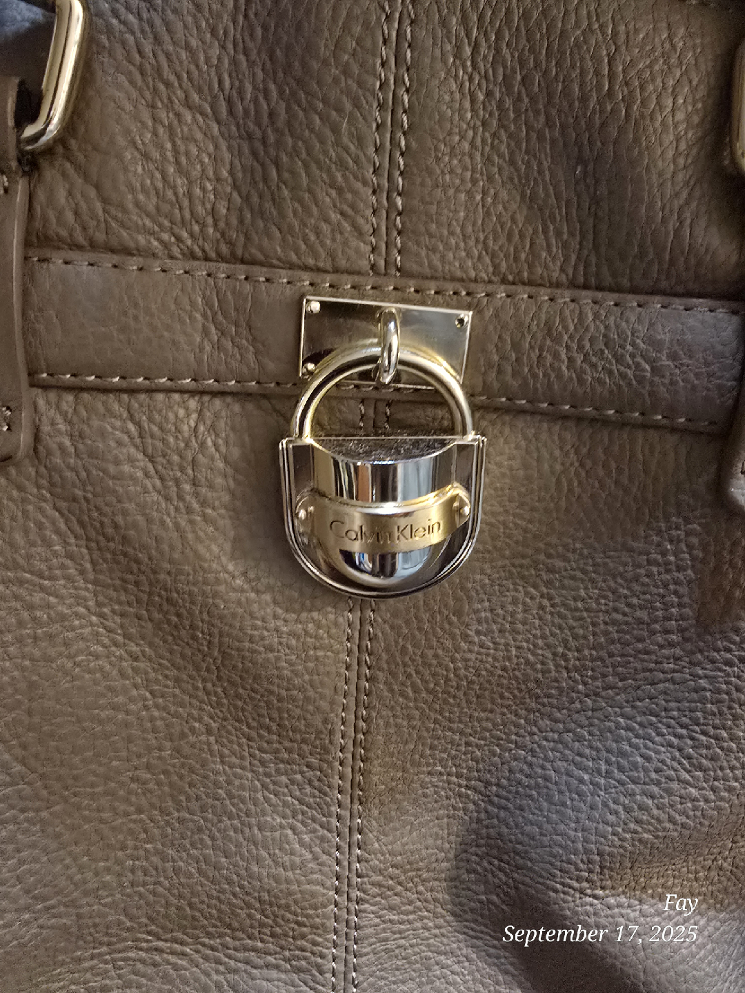Calvin Klein Leather Tote Bag - photo 2