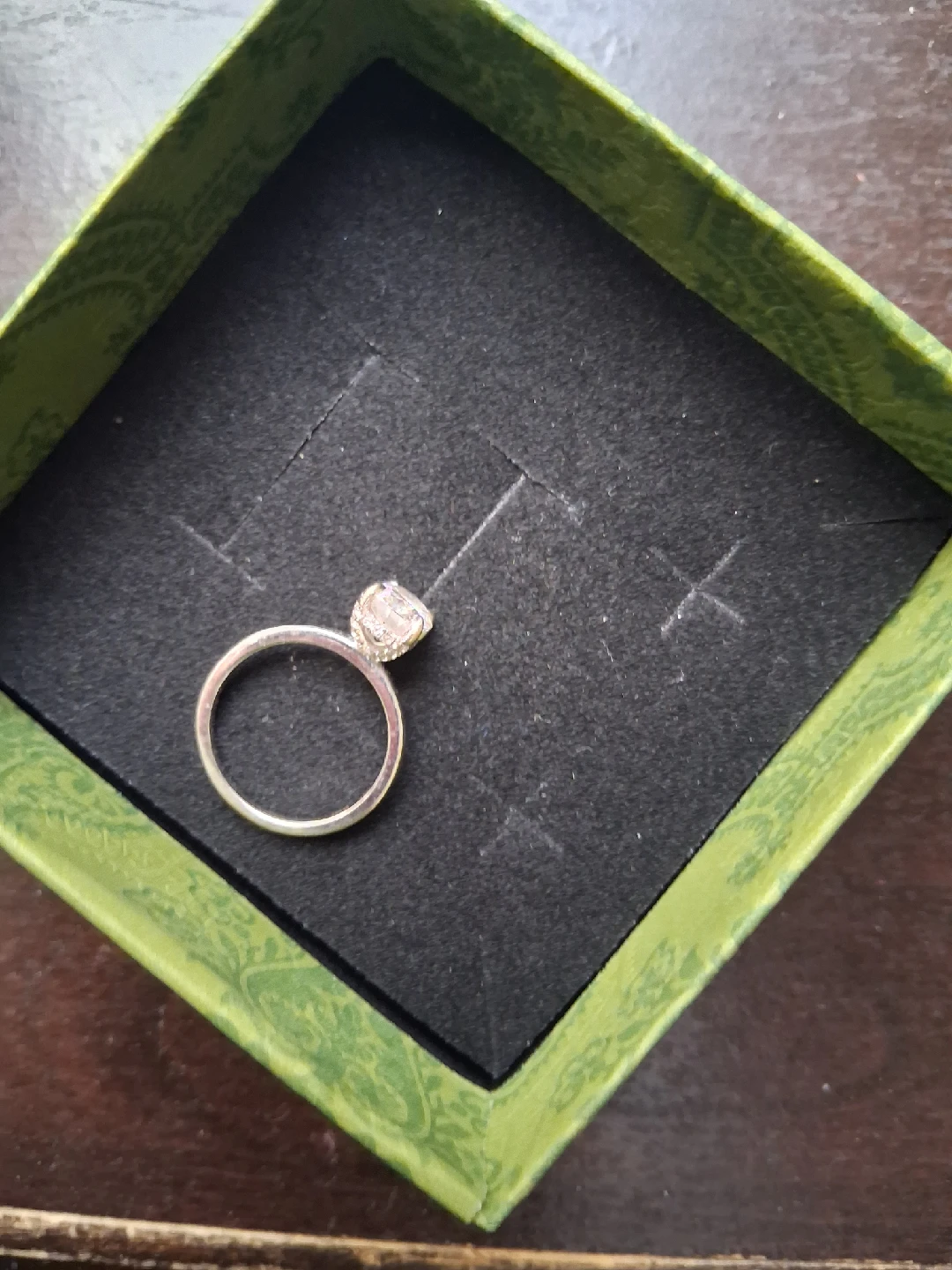 moissanite ring