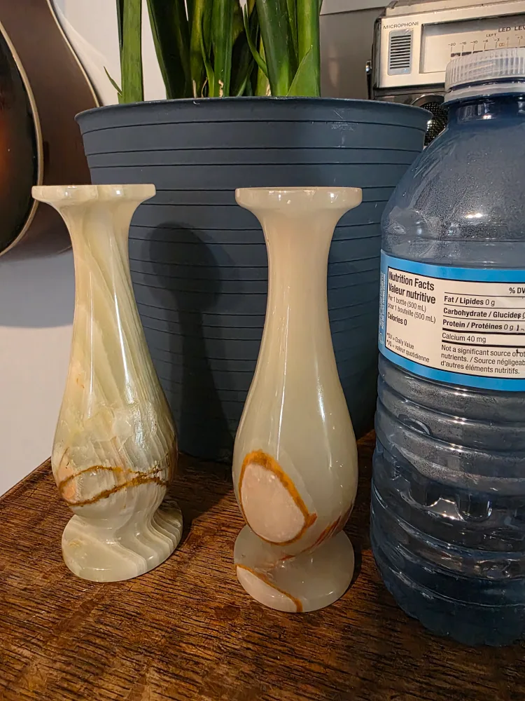 Onyx Stone Vases - Set of 2 image indicator(2)