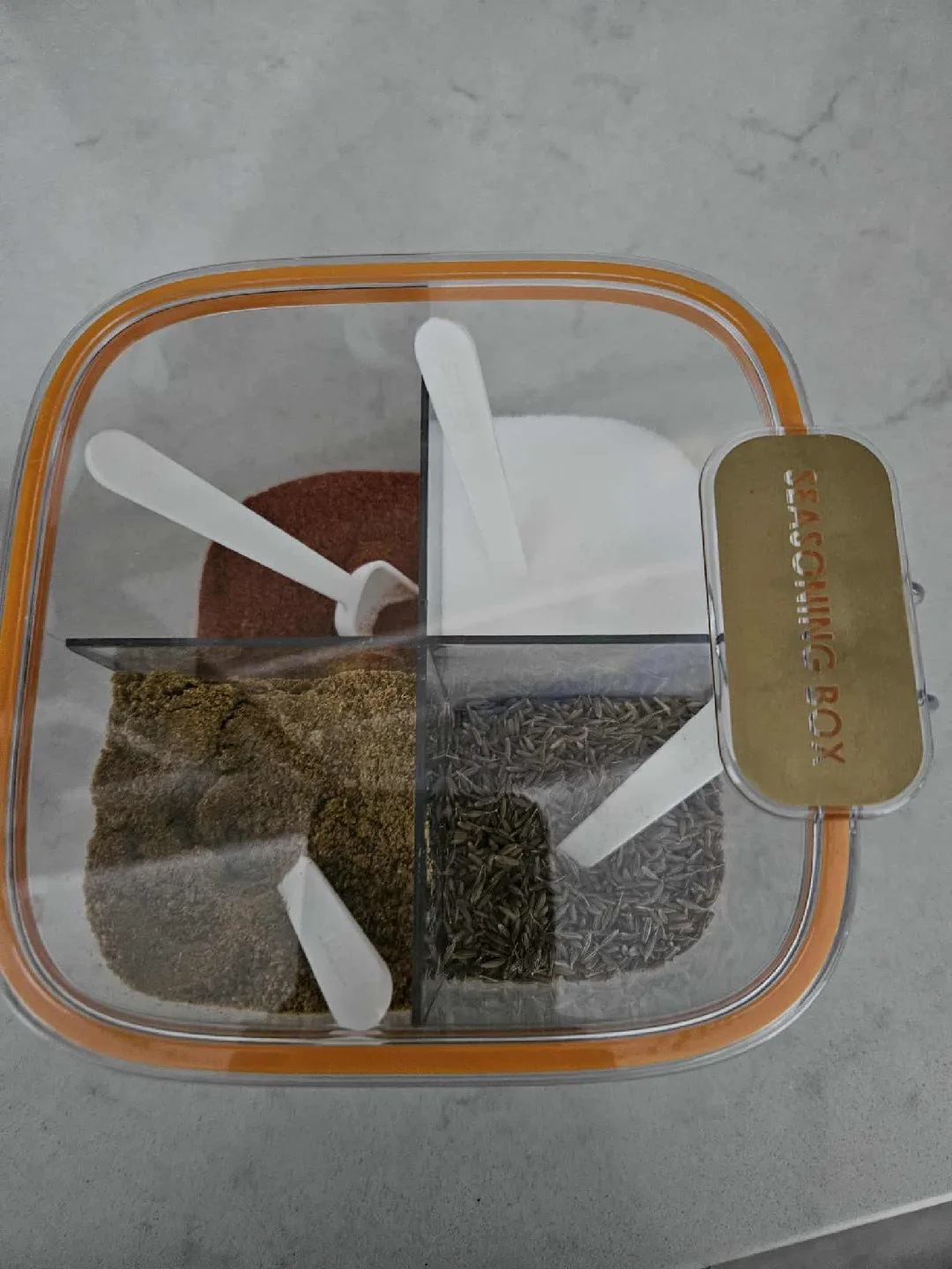 4 Grid Spice Box with Spoon image indicator(7)