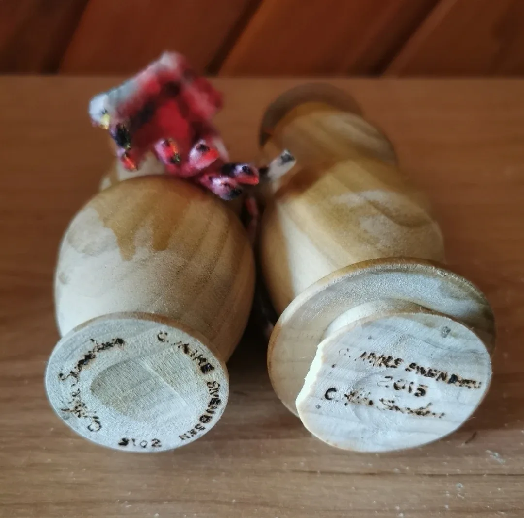 Hand-Turned Wooden Christmas Decor image indicator(5)