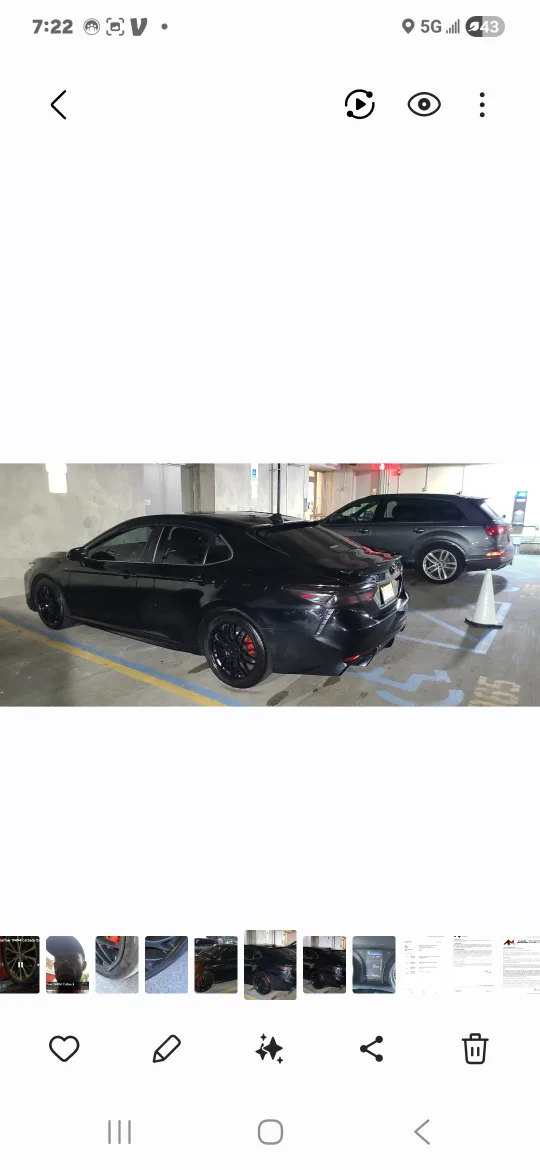 Motegi Racing MR153 CM10 19x8.5 Satin Black Wheel image indicator(6)