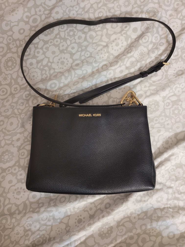 Michael Kors Black Leather Crossbody Bag - photo 2