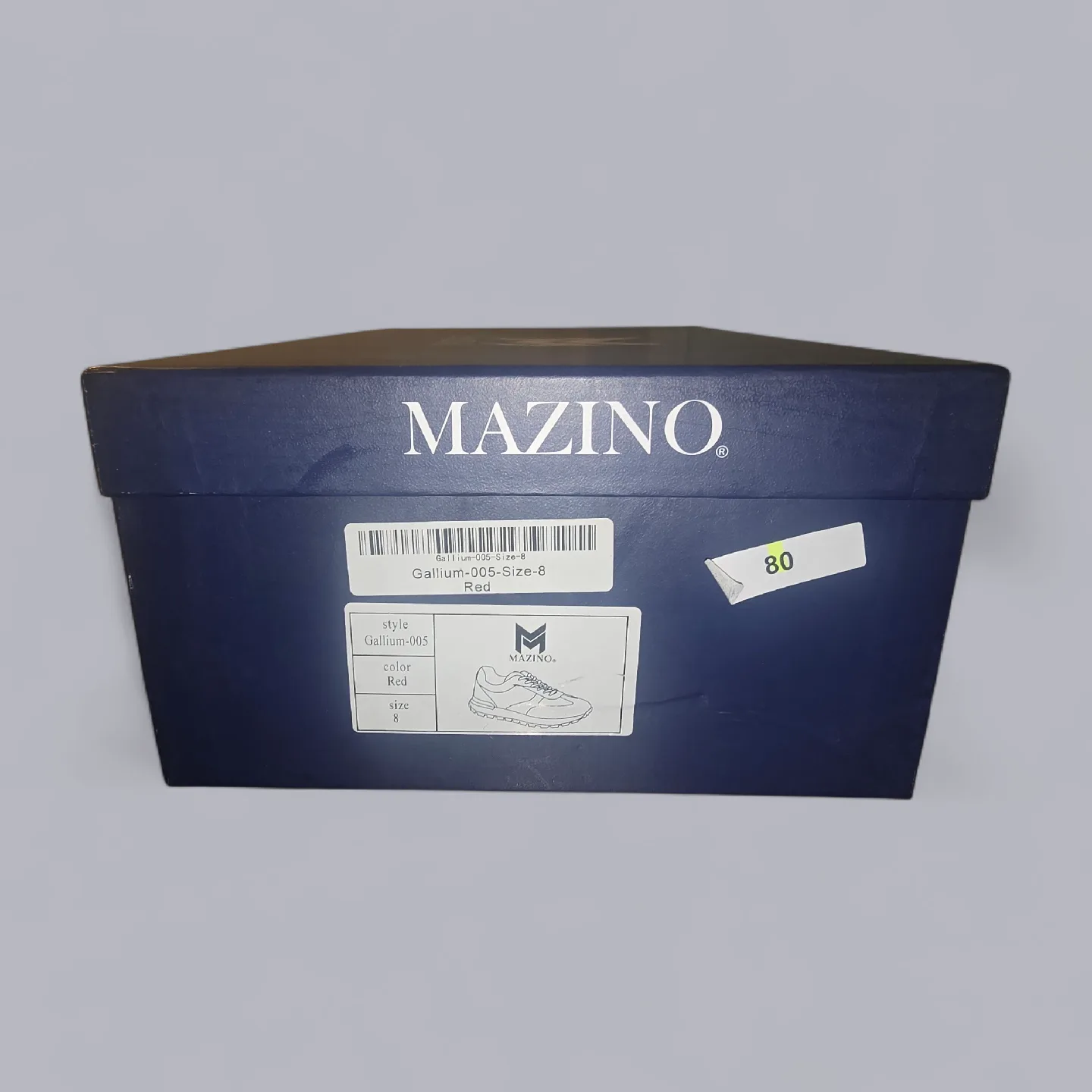 Mazino Gallium-005 Red/White Sneakers - Size 8 image indicator(2)