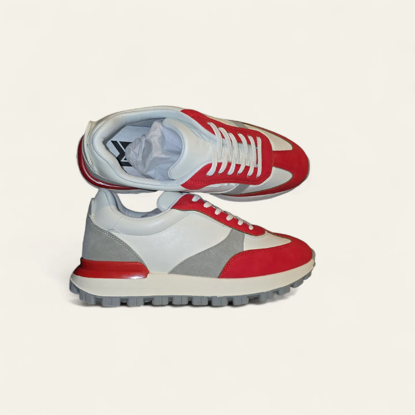 Mazino Gallium-005 Red/White Sneakers - Size 8 image indicator(5)