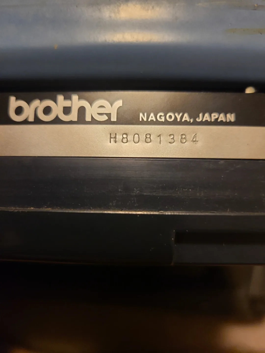 Brother Webster XL-600 Typewriter w/ Case image indicator(10)