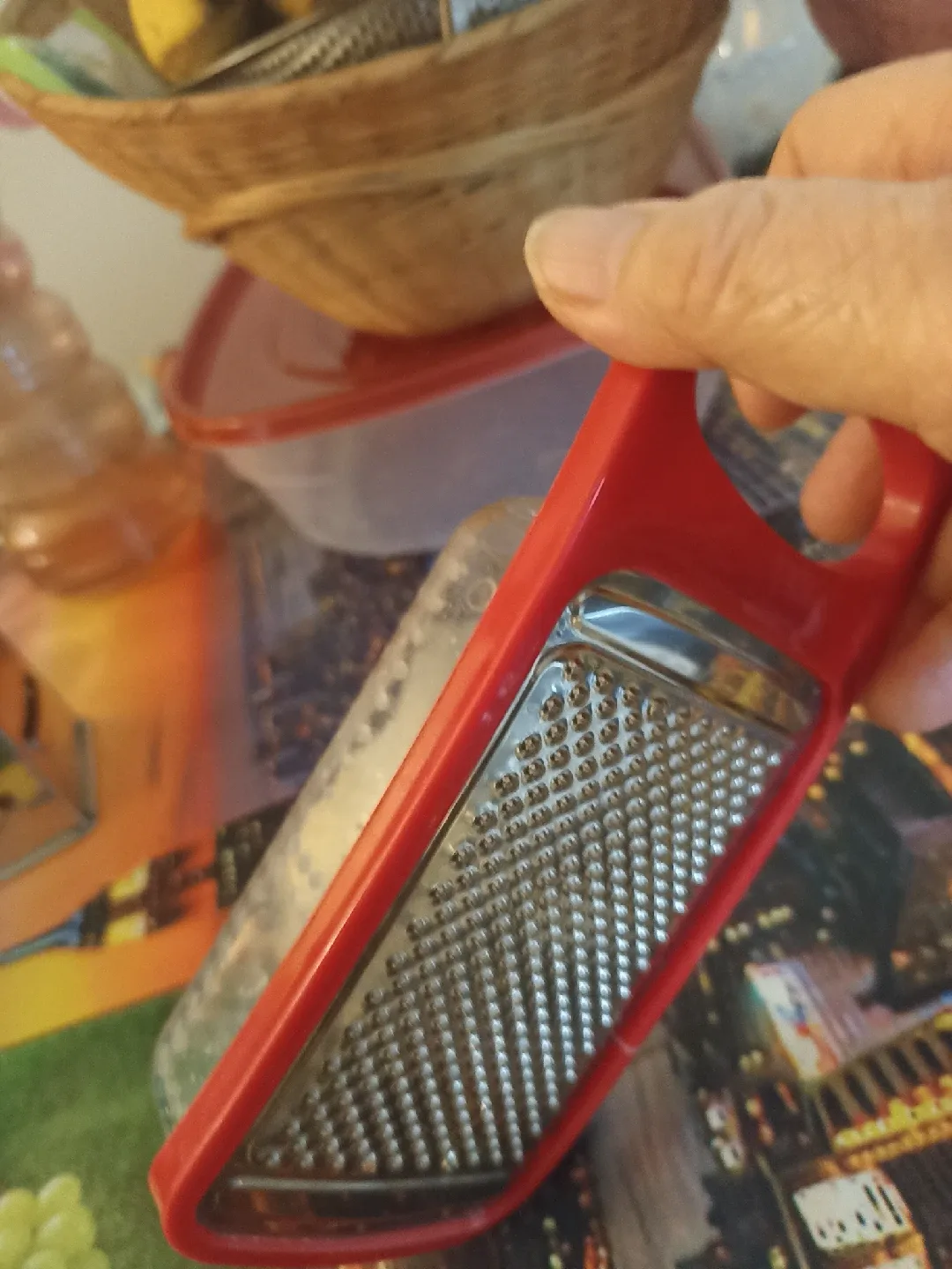 Red Handled Grater
