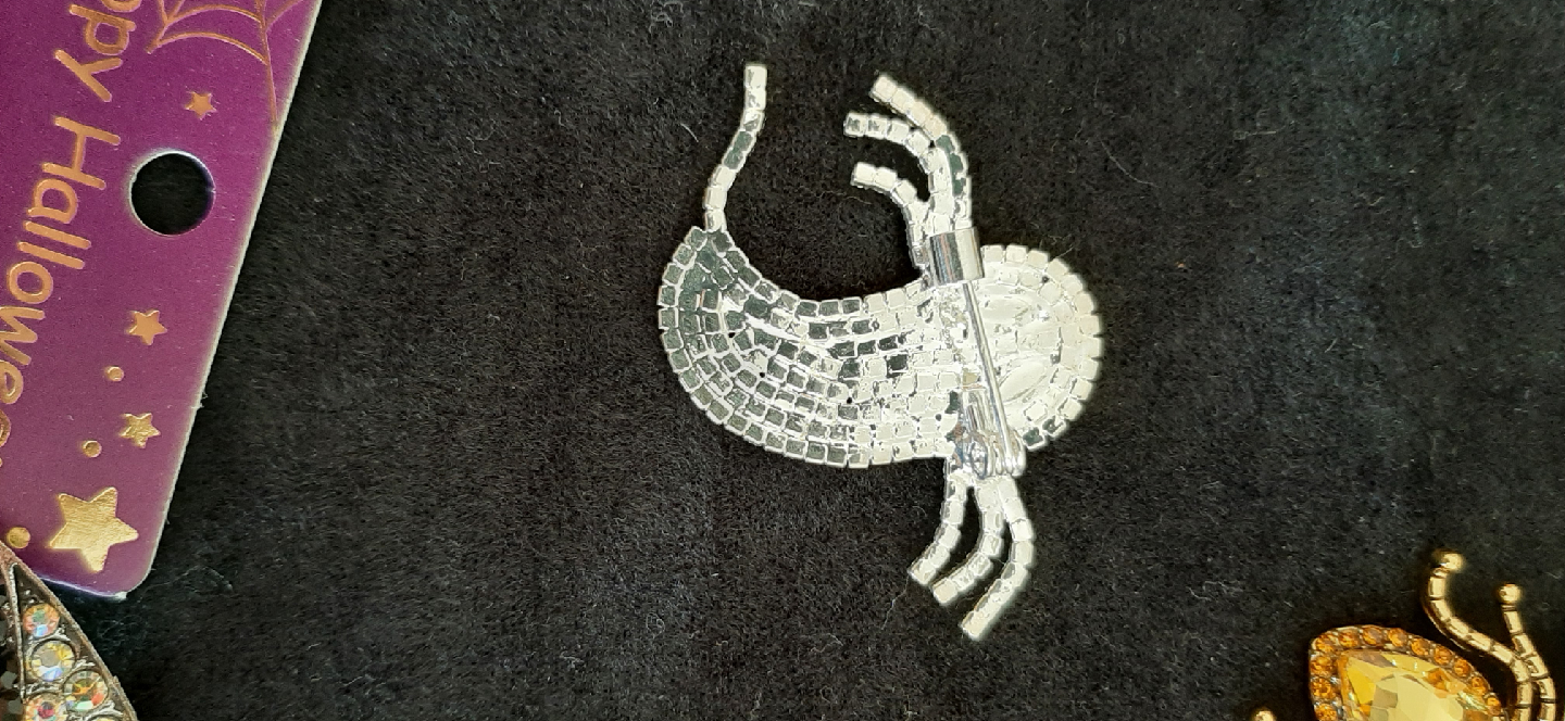 Halloween Ghost Rhinestone Pin - photo 2