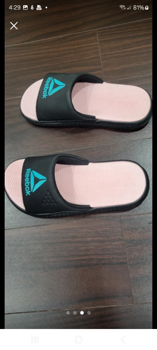 Reebok Slides - Black & Pink image indicator(3)