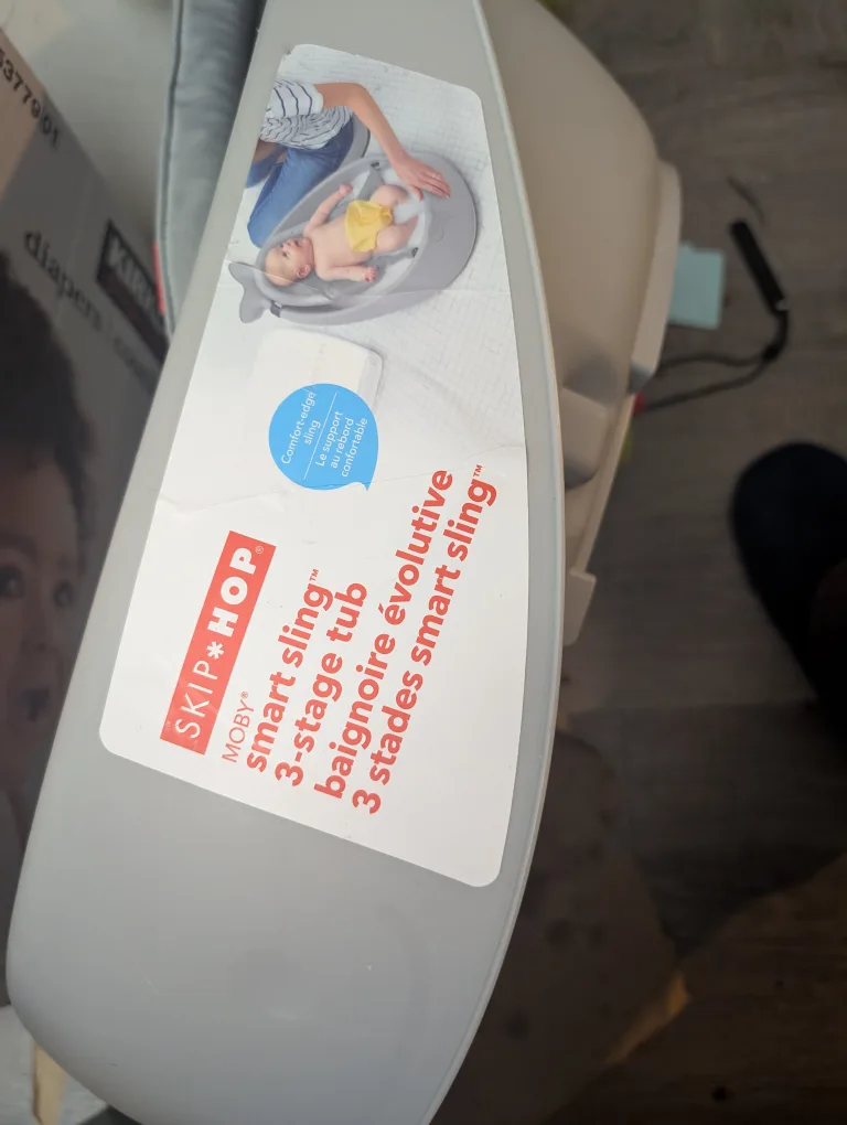 Skip Hop Moby Smart Sling 3-Stage Baby Bathtub image indicator(3)