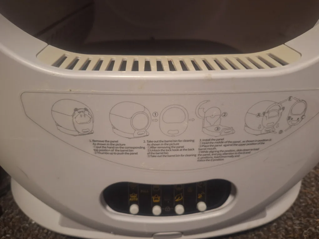 PETKIT Pura X Self-Cleaning Cat Litter Box image indicator(2)