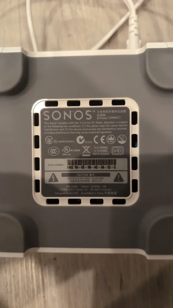 Sonos Connect Audio Streaming Device image indicator(2)
