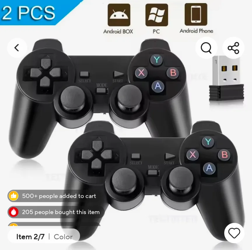 Analog+Digiial Dual Fighting Setting Game Controller thumbnail