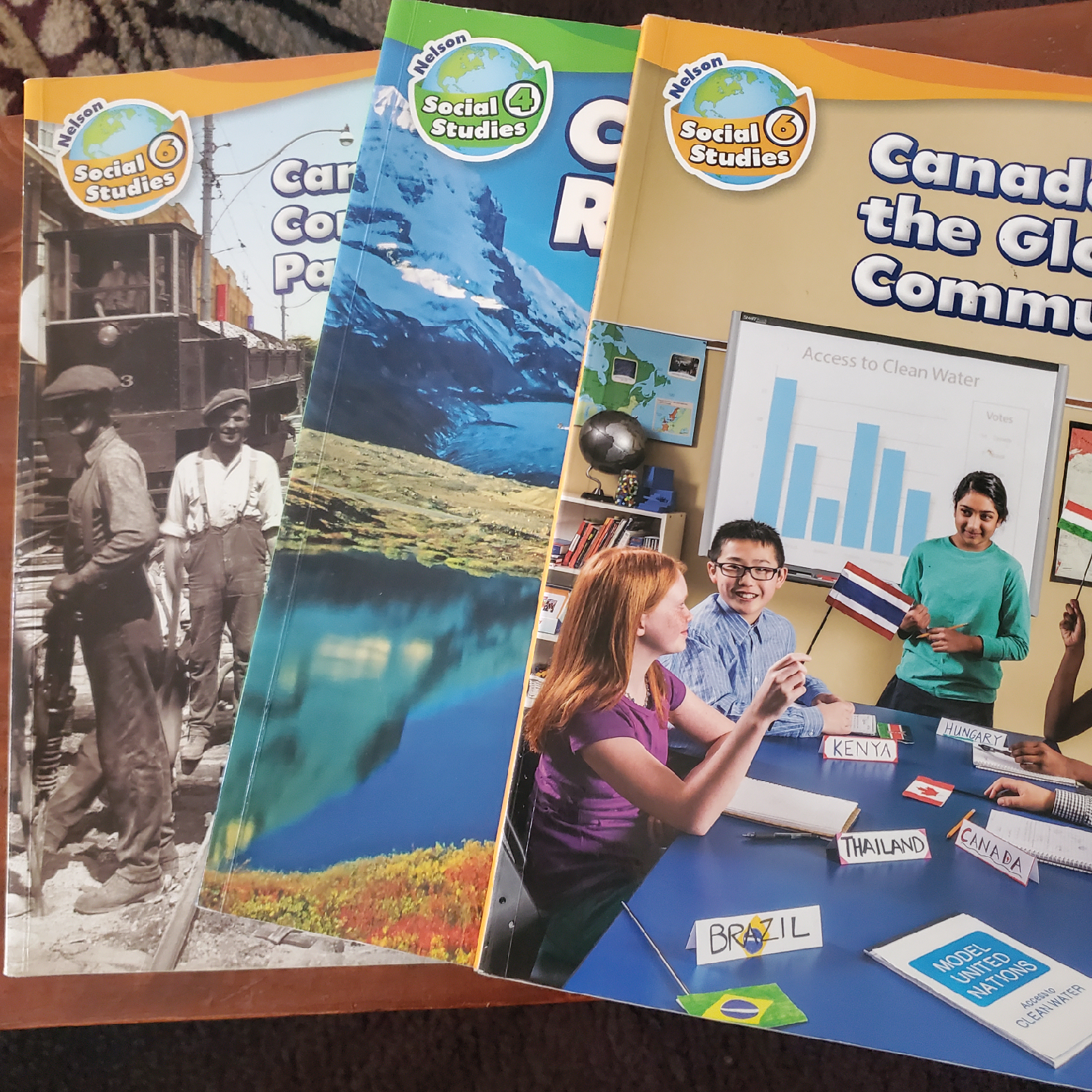 Nelson Social Studies Grade 4 & 6 Books