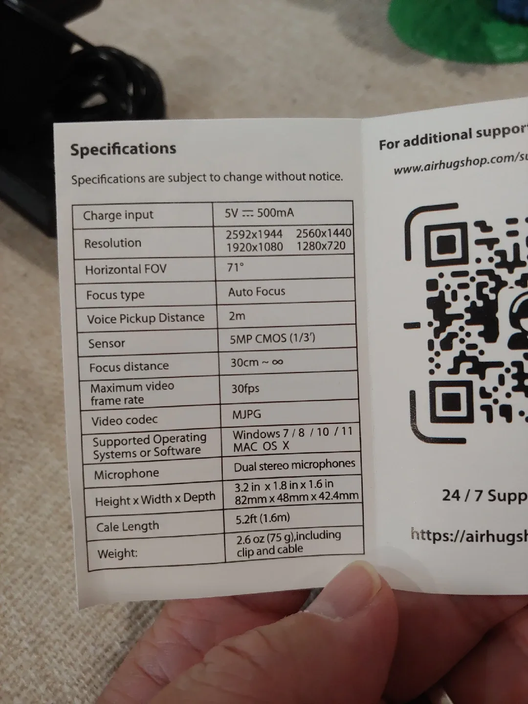 Webcam, ULTRA High Defination, Autofocus image indicator(7)