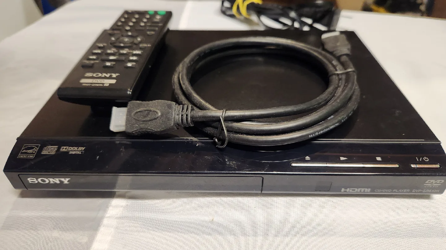 Sony DVD Player DVP-SR610H with Remote & HDMI Cable image indicator(2)