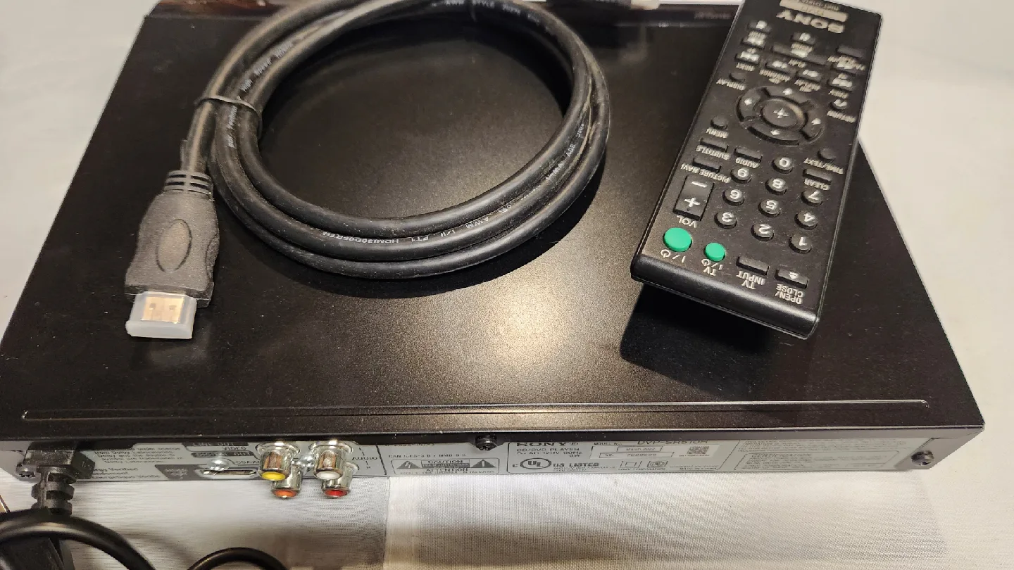 Sony DVD Player DVP-SR610H with Remote & HDMI Cable image indicator(4)
