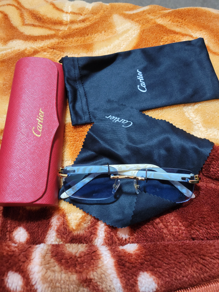 Cartier Rimless Eyeglasses with Case