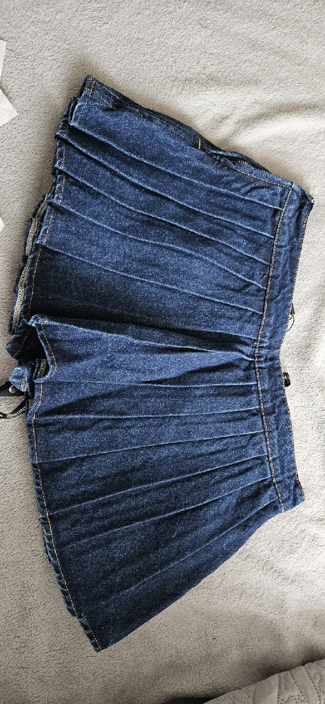 White Fox Denim Jacket & Skirt Set - Size M - photo 3