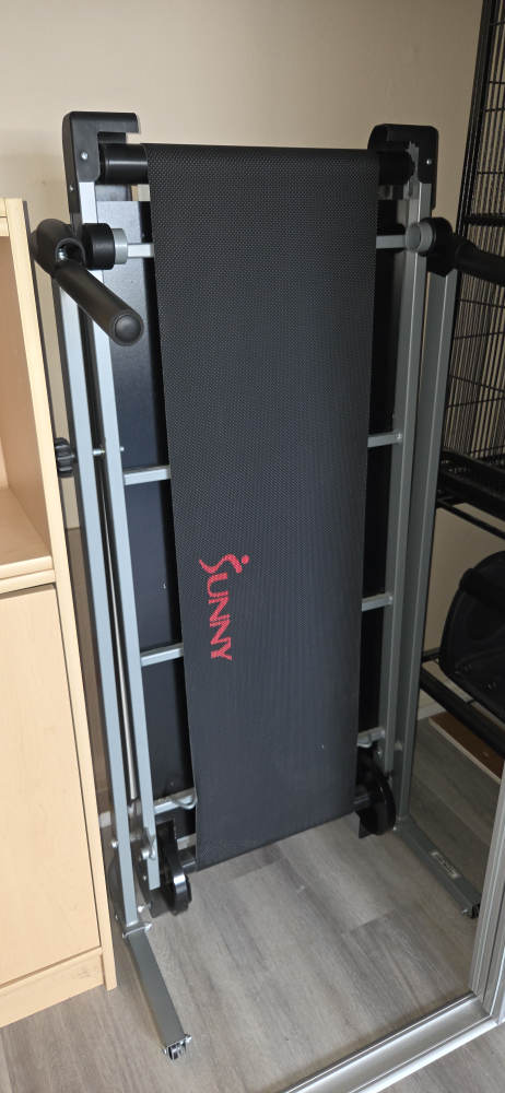 Sunny Health & Fitness Compact Treadmill, FOLDABLE!