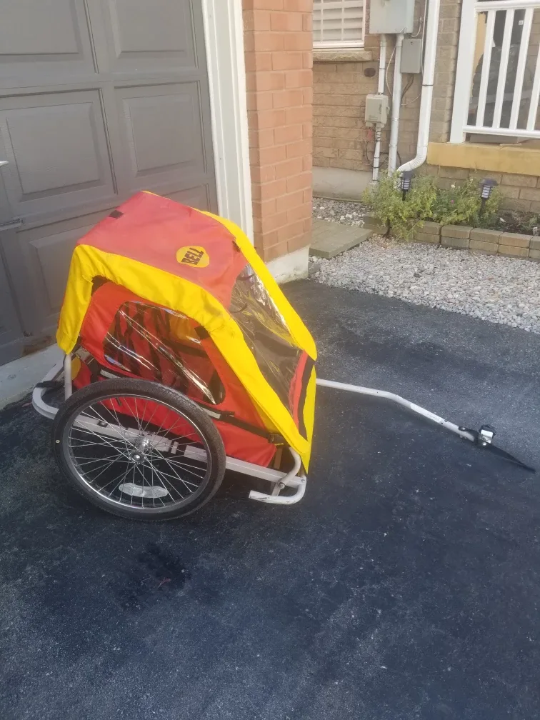 Bell Bike Trailer - Yellow/Red image indicator(3)