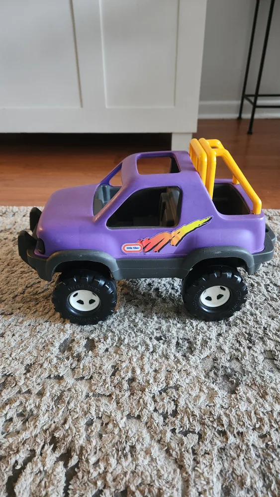 Vintage Little Tikes Purple Truck Toy thumbnail