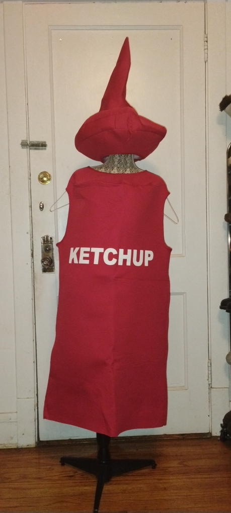 Adult Ketchup Bottle Costume - One Size