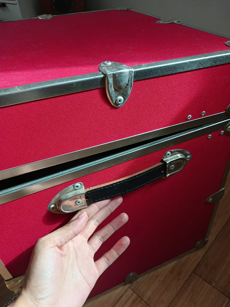 Large Red Rhino Storage Trunk – Heavy-Duty Cube | Made in USA image indicator(9)
