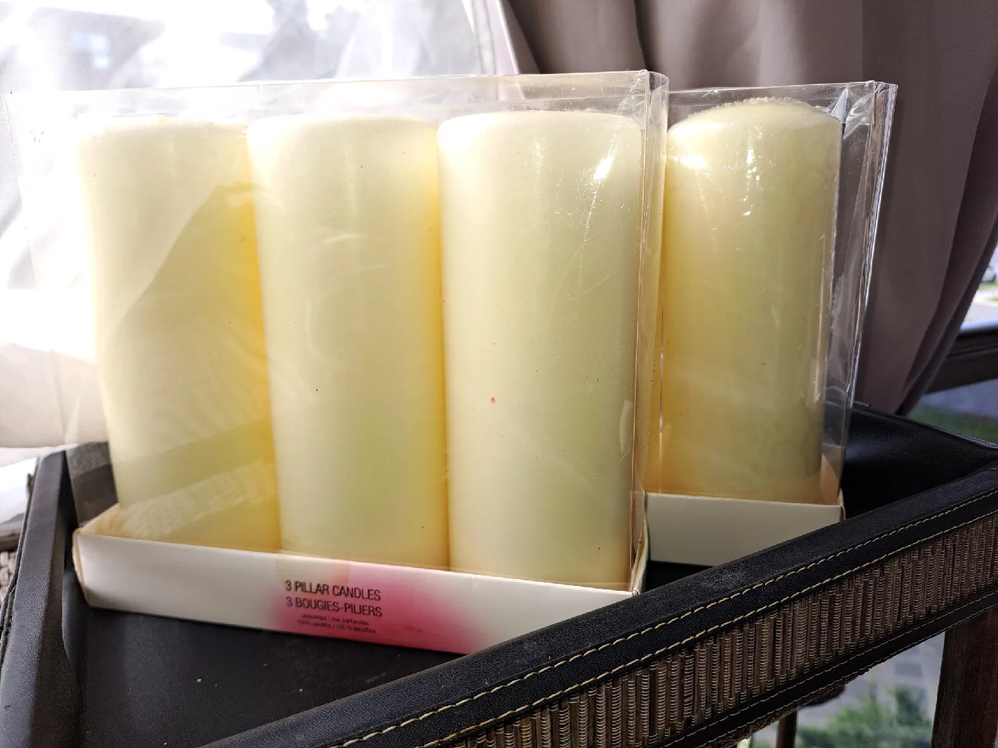 6 Pillar Candles - New in Box image indicator(4)