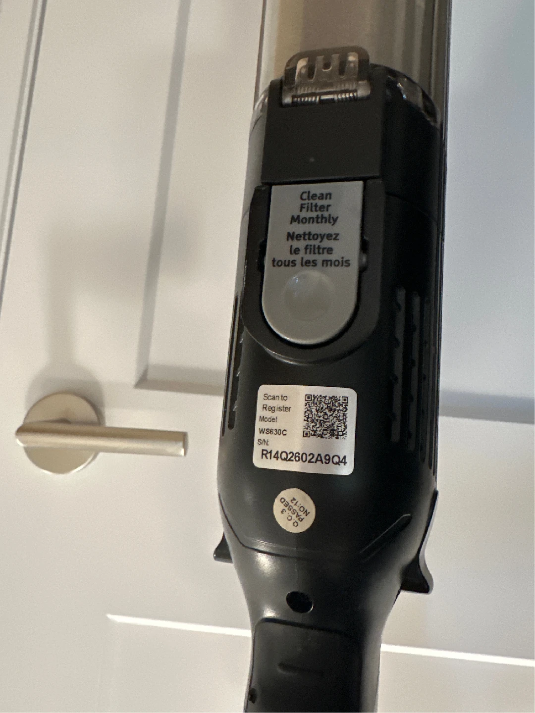 Shark WV2839C Cordless Stick Vacuum - photo 4