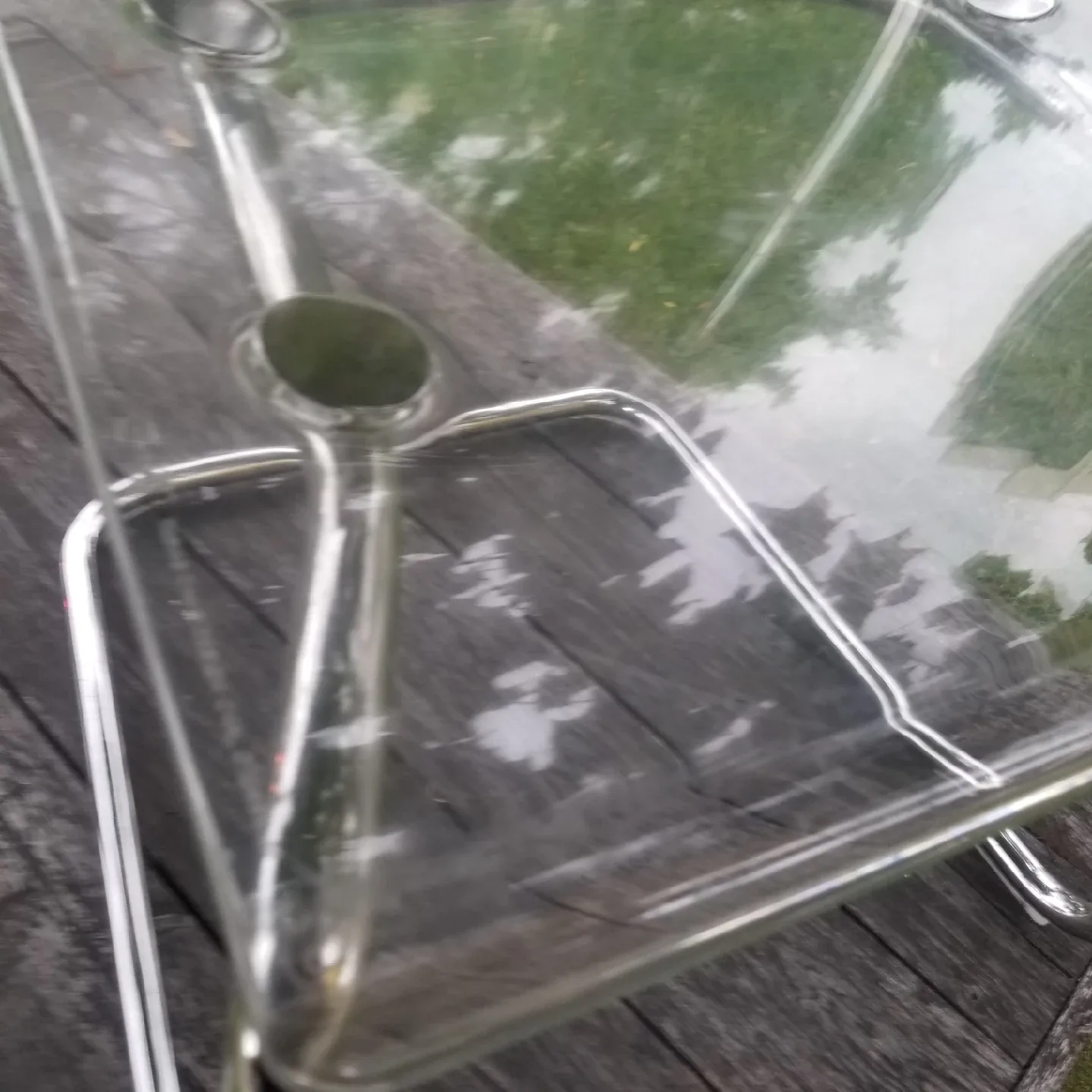 Clear Acrylic Dining two  Chair's image indicator(3)