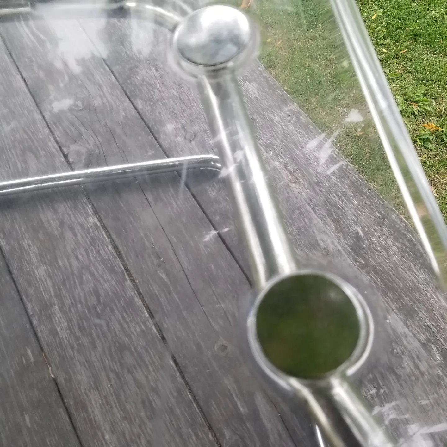 Clear Acrylic Dining two  Chair's image indicator(5)