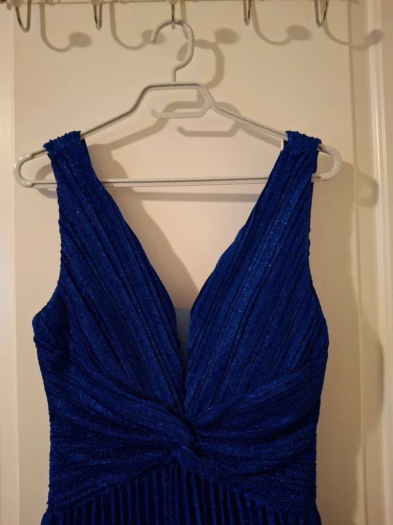 Blue Pleated Gown image indicator(2)