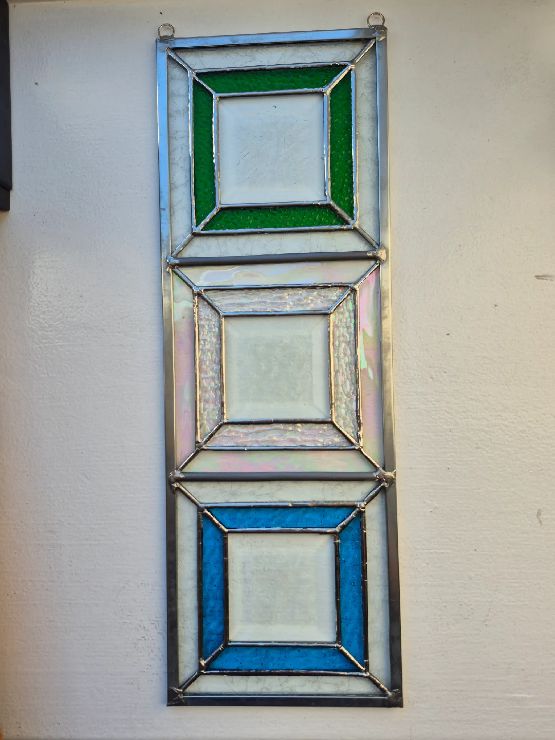 Hand-made stained glass panel image indicator(3)