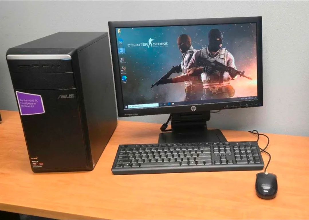 Gaming PC – AMD A10, R9 370 2GB, 8GB, SSD + HDD, Monitor thumbnail