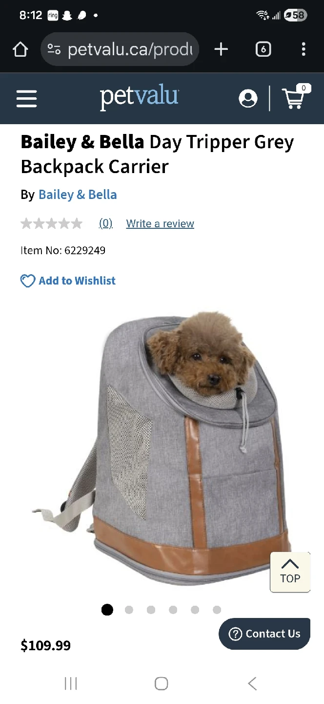Bailey & Bella Day Tripper Grey Backpack Carrier - photo 4