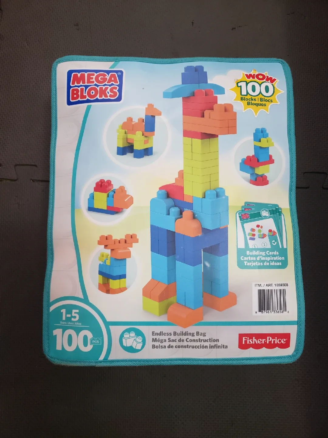 Mega Bloks 100-Piece Set, Ages 1-5 thumbnail