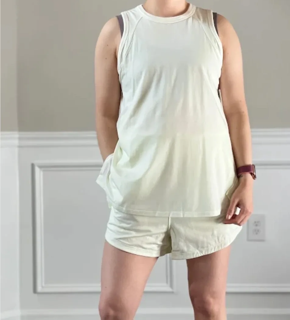 Lululemon Ivory Romper With pockets image indicator(9)