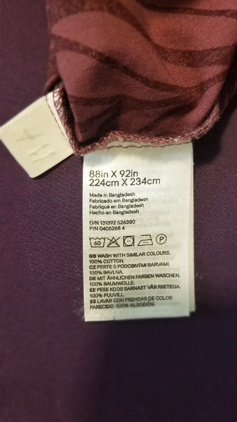 H&M HOME-Duvet Cover Set and IKEA FITTED Sheet image indicator(6)